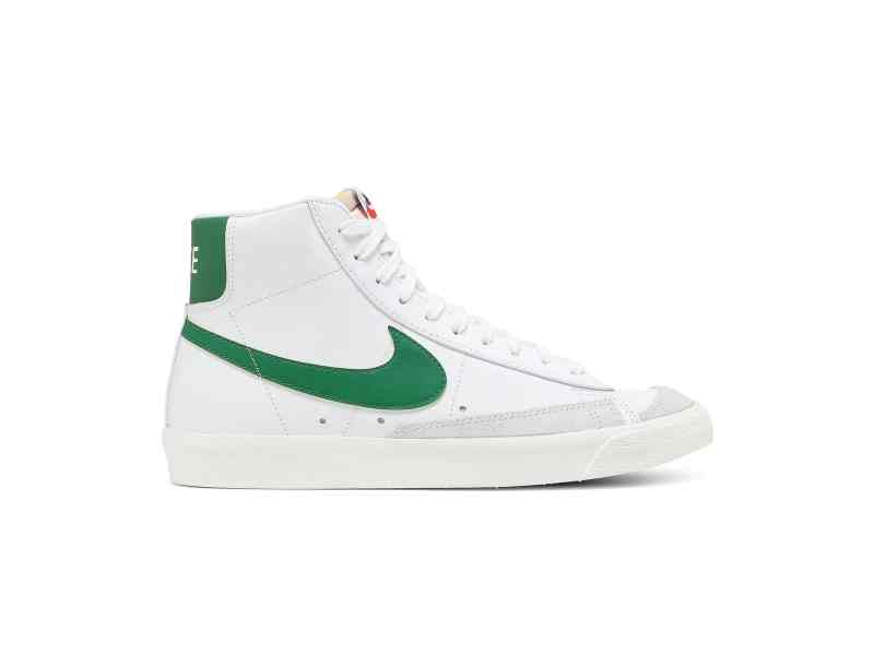 nike blazer mid green swoosh