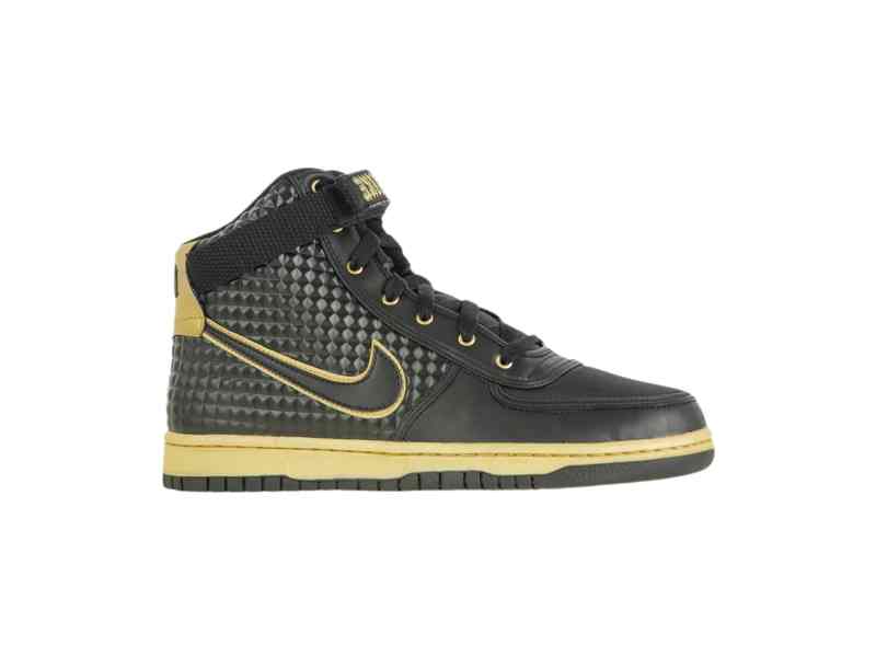 Nike Vandal High Premium GS Black Metallic Gold 317953 001