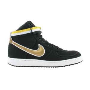 Black/Metallic Gold-White-Yellow Streak
