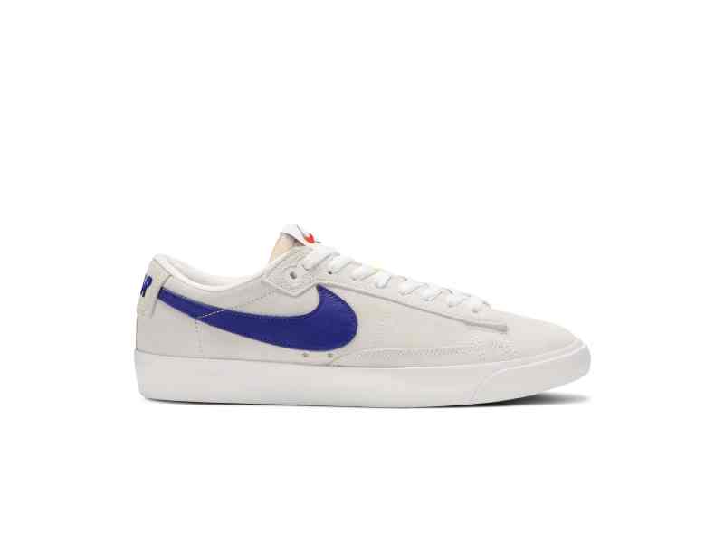 Polar Skate Co x Nike Blazer Low SB QS Summit White Deep Royal AV3028 100