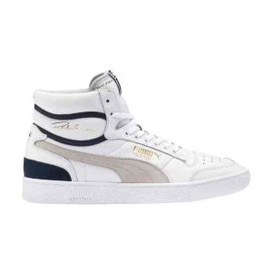 Белый Puma, Серый фиолетовый, Пальто-синий