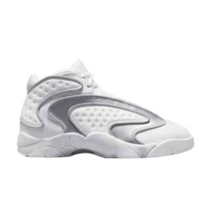 White/White/Metallic Silver