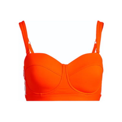 adidas Ivy Park Corset Bikini Top Plus Size Solar Orange