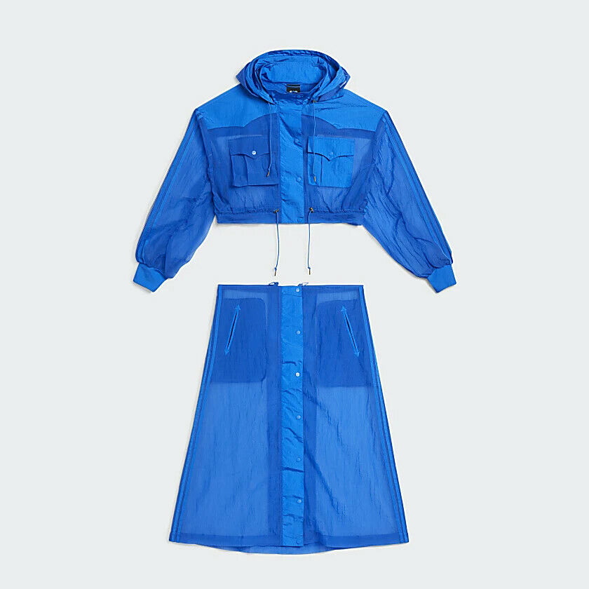 adidas Ivy Park Cover Up Jacket Glory Blue Glow Blue