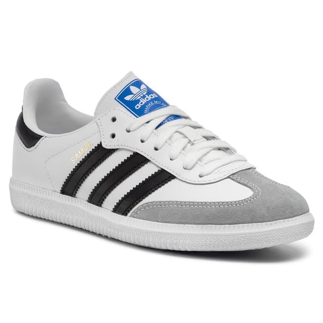 Кроссовки adidas Samba OG J White Black