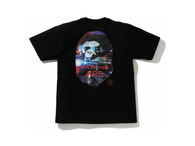 Футболка BAPE A Bathing Ape Back Street Tee Black