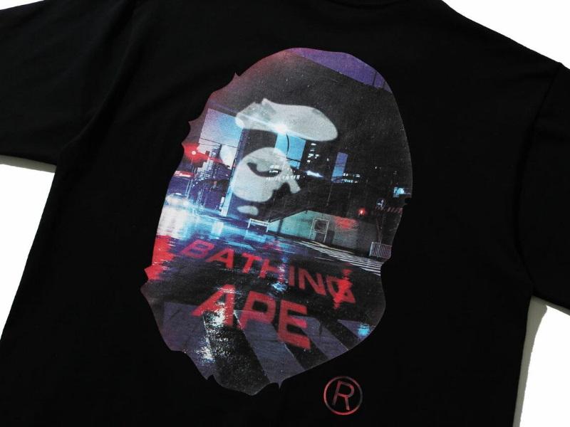 Футболка BAPE A Bathing Ape Back Street Tee Black