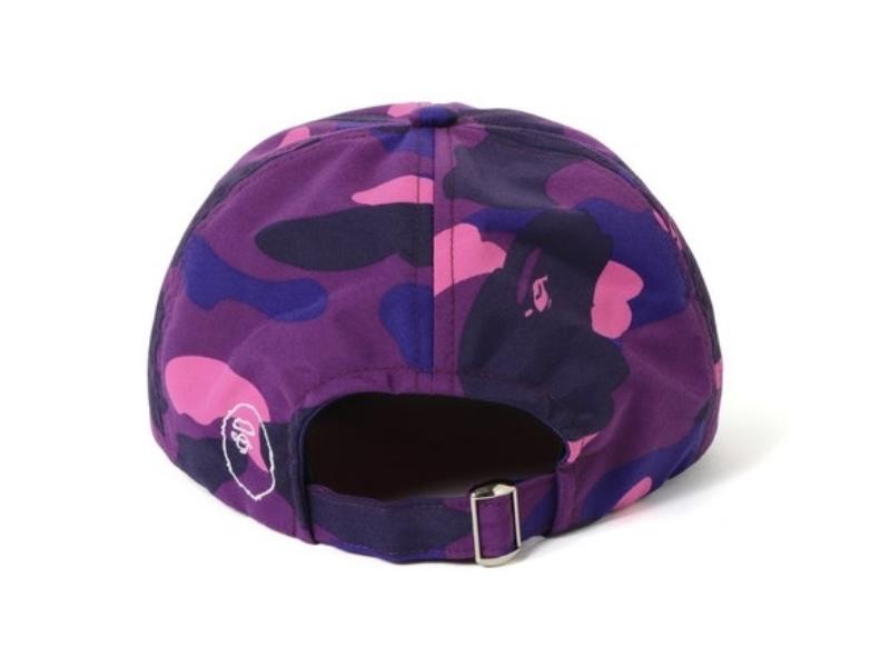 Бейсболка BAPE A Bathing Ape Color Camo Panel Cap Purple/Pink