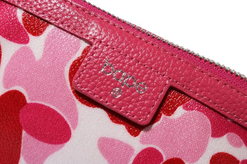 Косметичка BAPE ABC Camo Cosme Pouch Pink