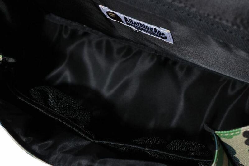 Сумка через плечо BAPE ABC Camo Double Strap Bag Green