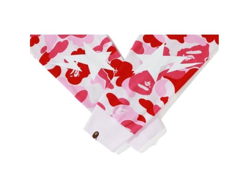 Футболка BAPE ABC Camo L/S Tee Pink