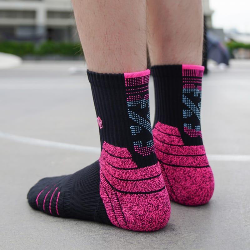 ehot-3x3-black-pink-quarter-socks