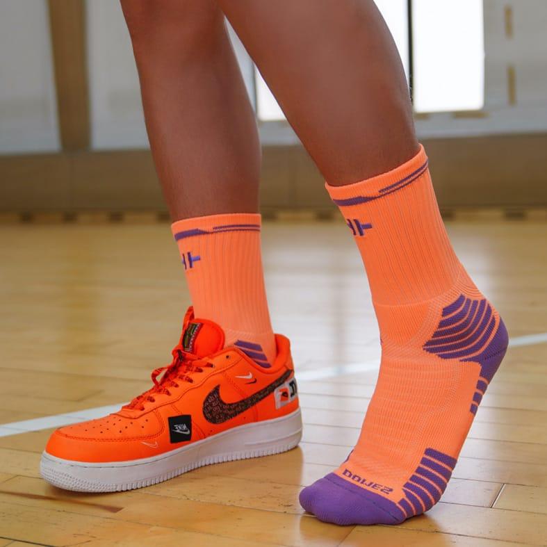 Спортивные носки Ehot Domes Orange-Purple Socks