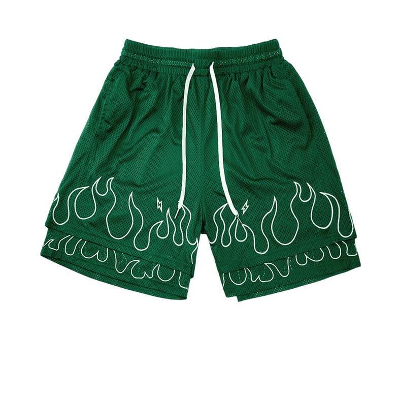 ehot-flames-green-shorts