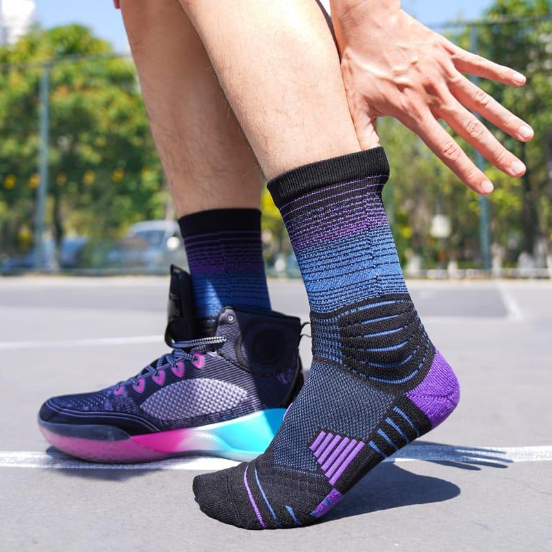 ehot-gradient-lines-black-purple-crew-socks