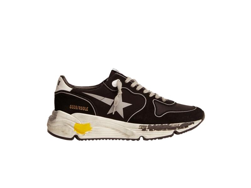 golden-goose-running-sole-black-silver