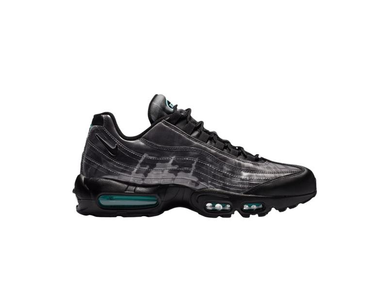 nike air max 95 black aurora green