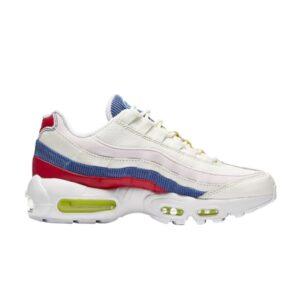 Cream White/Red-Blue