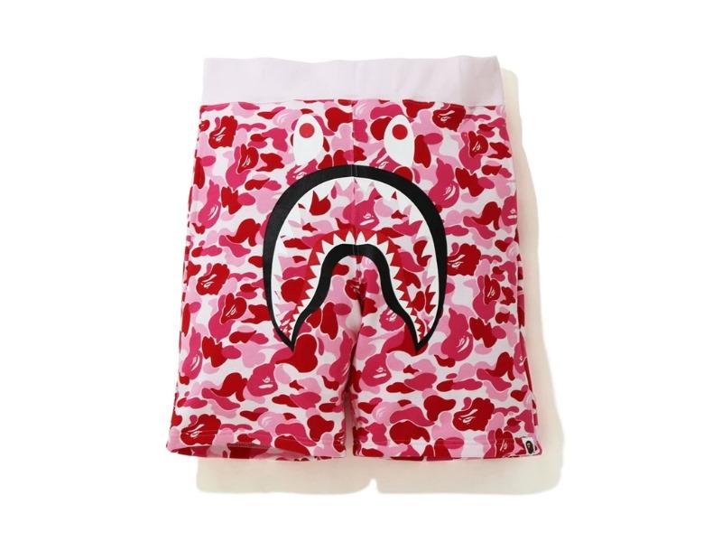 bape-abc-camo-shark-sweatshorts-pink