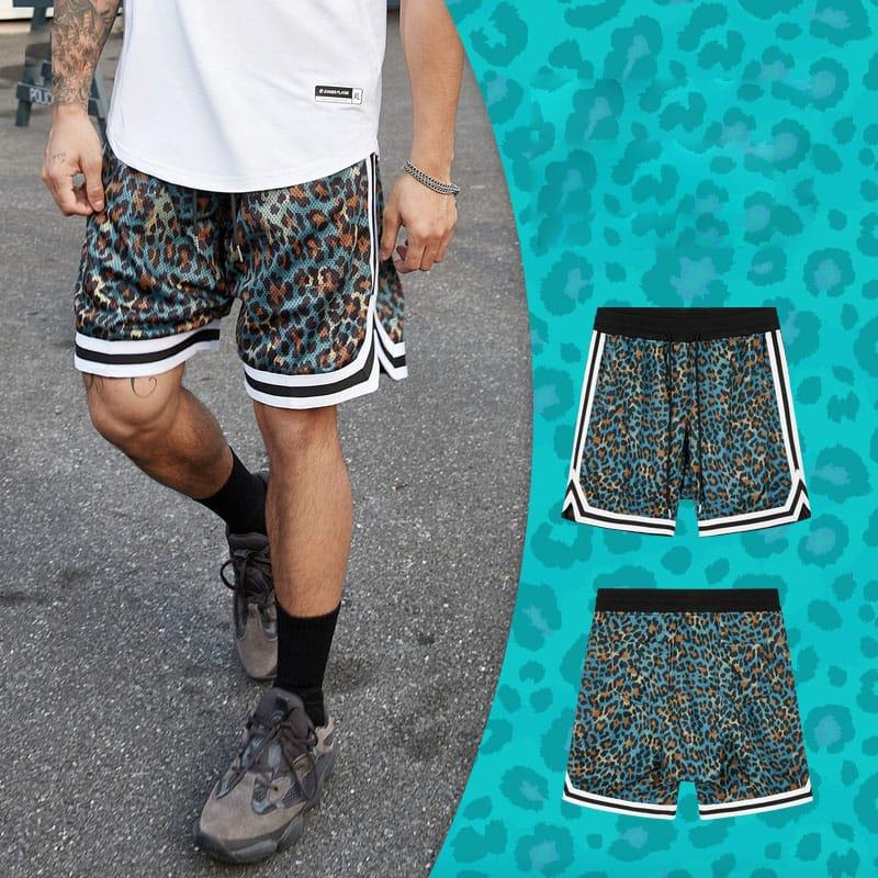 ehot-cheetah-blue-shorts