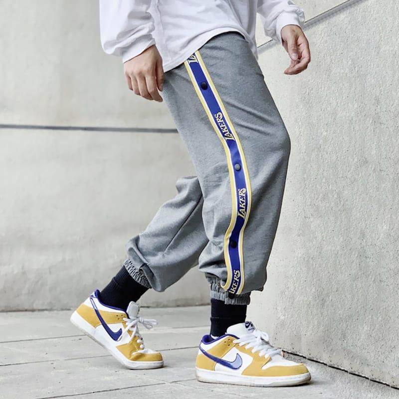 ehot-lakers-grey-buttons-pants