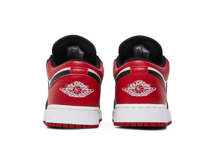 Кроссовки Air Jordan 1 Low GS 'Bred Toe'