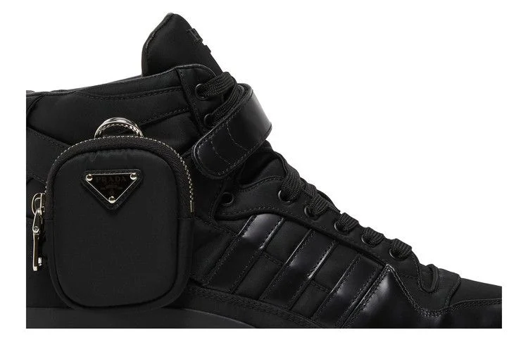 Кроссовки Prada x adidas Forum High 'Core Black'