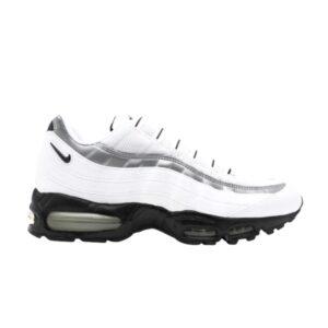 White/Black-Metallic Silver