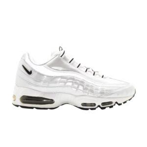 White/Black-Metallic Silver