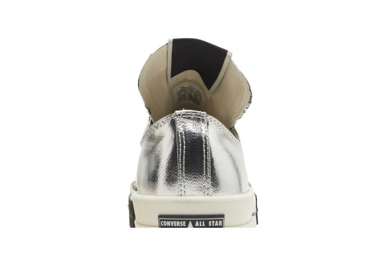 Кроссовки Rick Owens x Converse TURBODRK Chuck 70 Low 'Silver Lacquer'