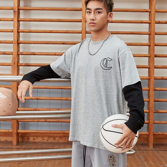 Футболка Ehot Champion Grey Longsleeve