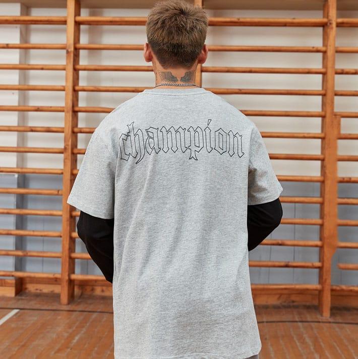 Футболка Ehot Champion Grey Longsleeve