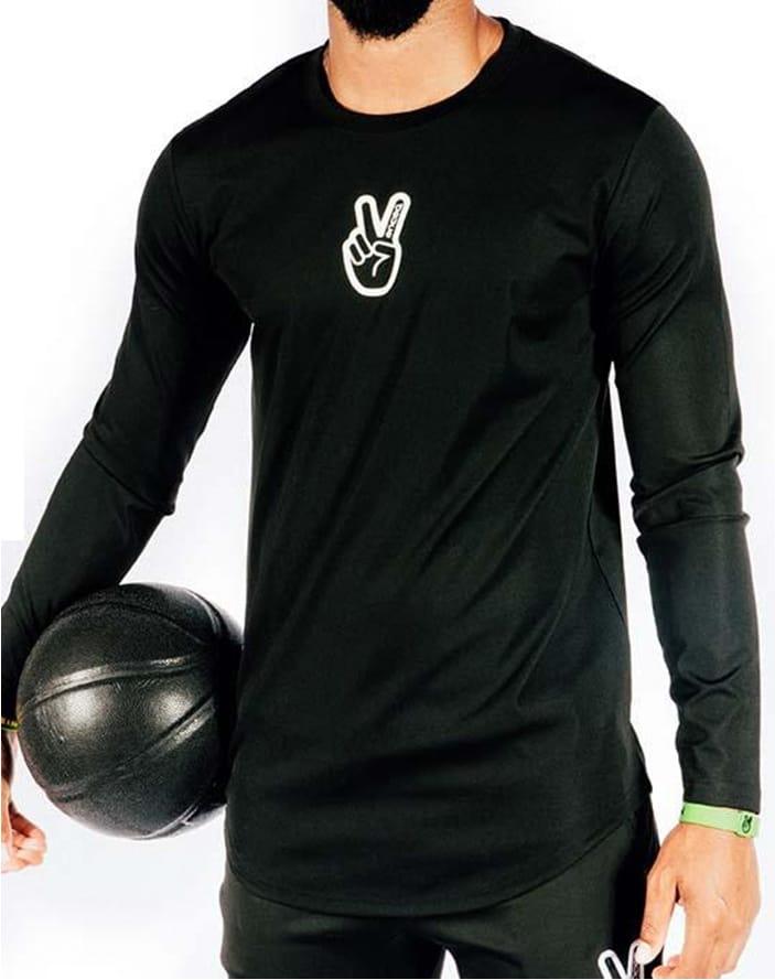 Футболка Ehot Deuce Black Longsleeve