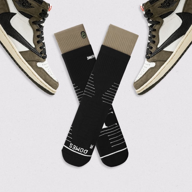 ehot-double-black-brown-crew-socks