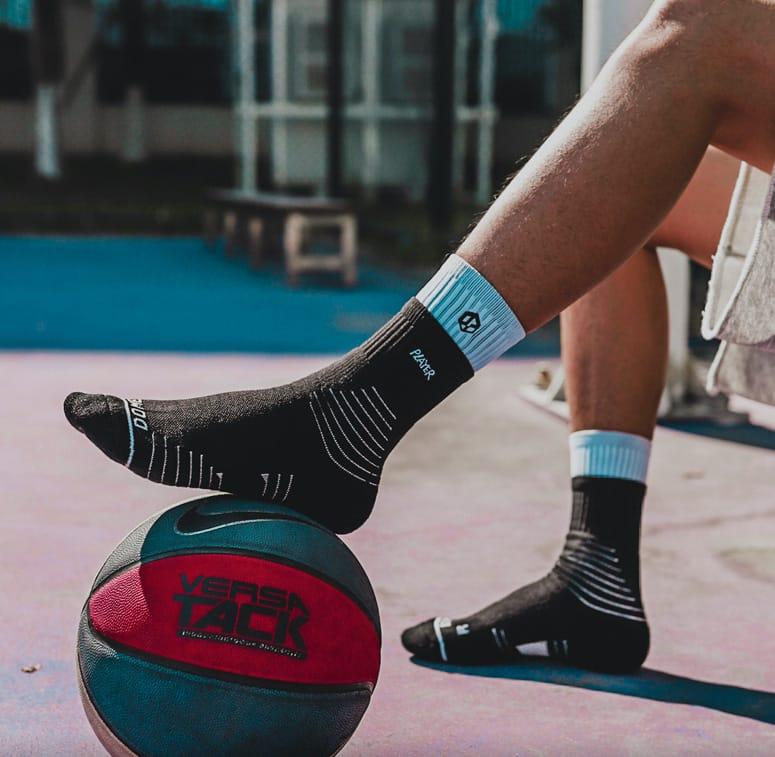 Спортивные носки Ehot Double Black-White Crew Socks