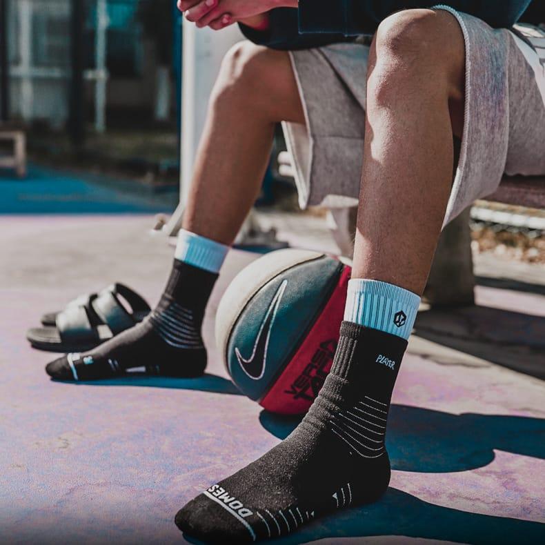 Спортивные носки Ehot Double Black-White Crew Socks