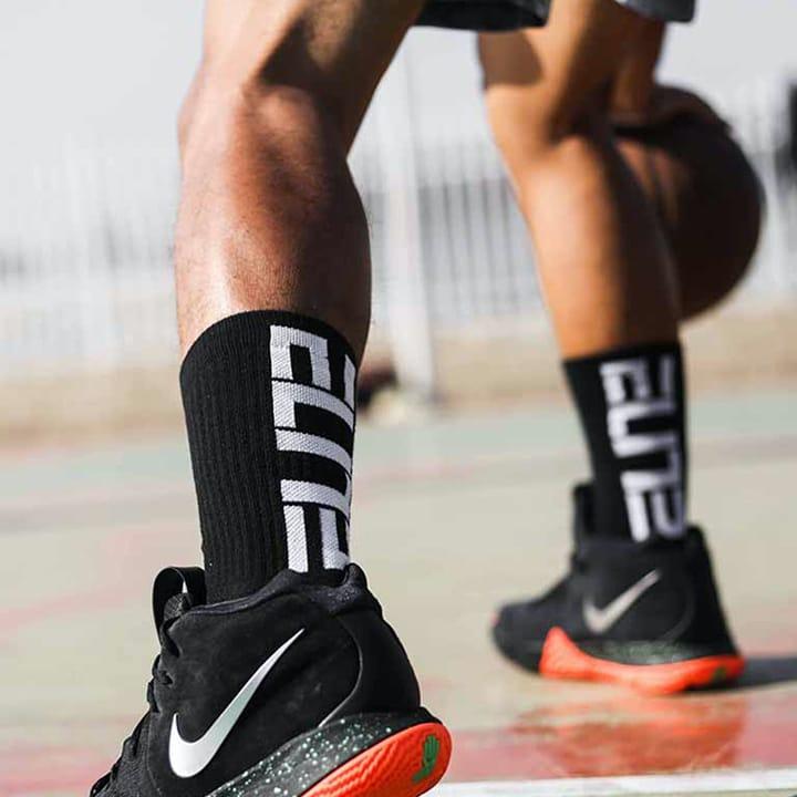 Спортивные носки Ehot Elite Black-White Quarter Socks