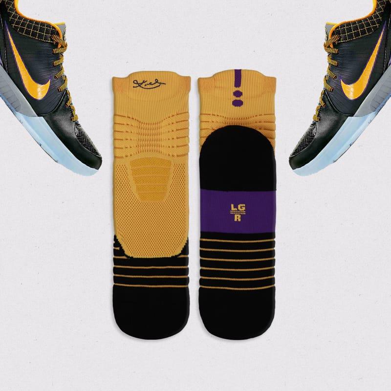 ehot-kobe-yellow-black-quarter-socks