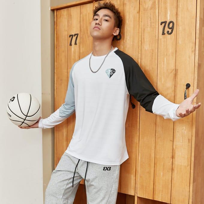 Футболка Ehot NBA 75th Gray Longsleeve