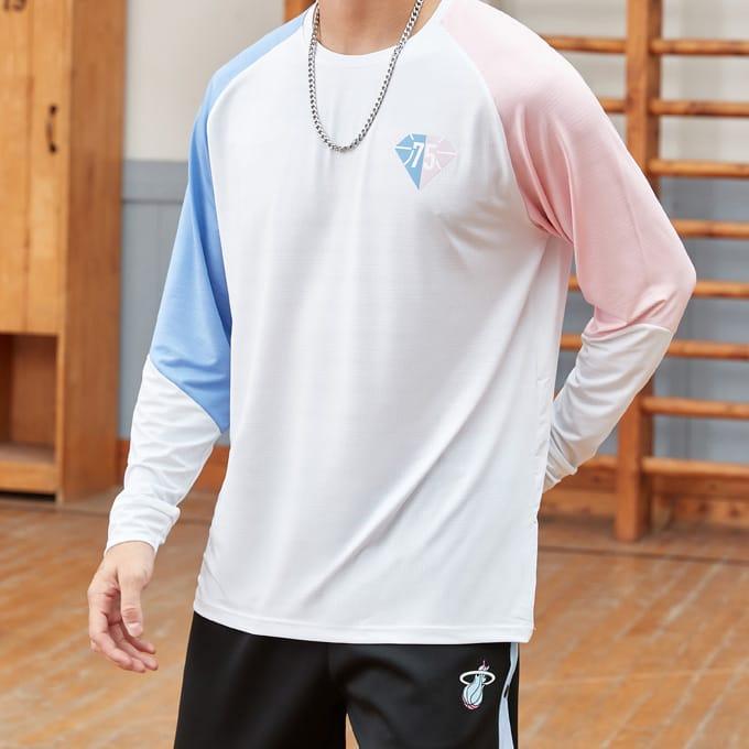 Футболка Ehot NBA 75th Pink Longsleeve