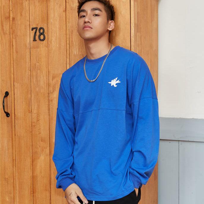 Футболка Ehot No One Blue Longsleeve