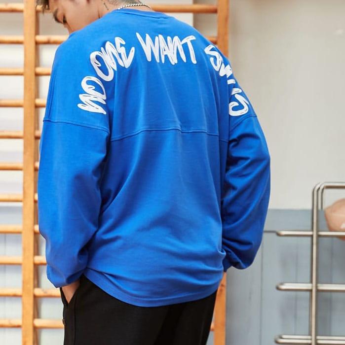 Футболка Ehot No One Blue Longsleeve