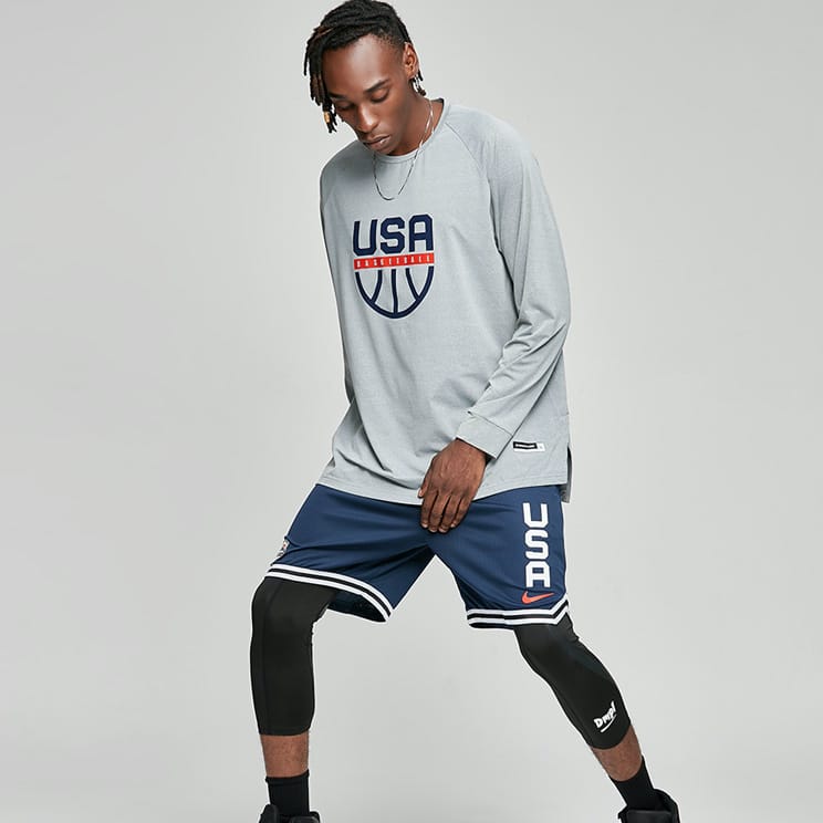 Футболка Ehot USA Grey Longsleeve
