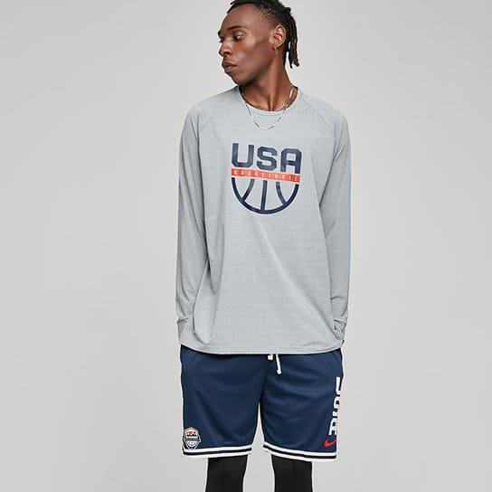 Футболка Ehot USA Grey Longsleeve