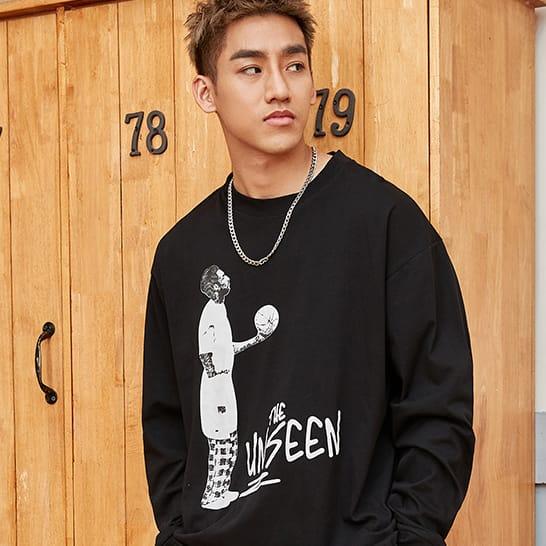 Футболка Ehot Unseen Black Longsleeve