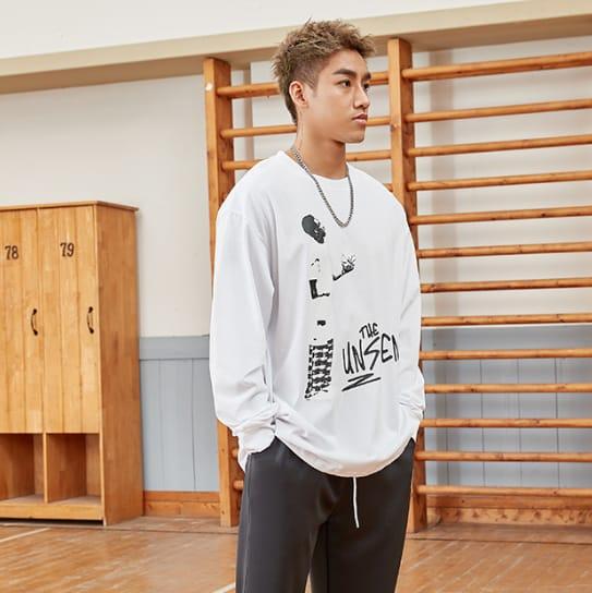 Футболка Ehot Unseen White Longsleeve