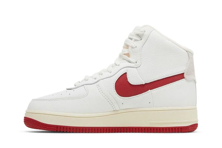 Кроссовки Nike Wmns Air Force 1 High Sculpt 'White Gym Red'