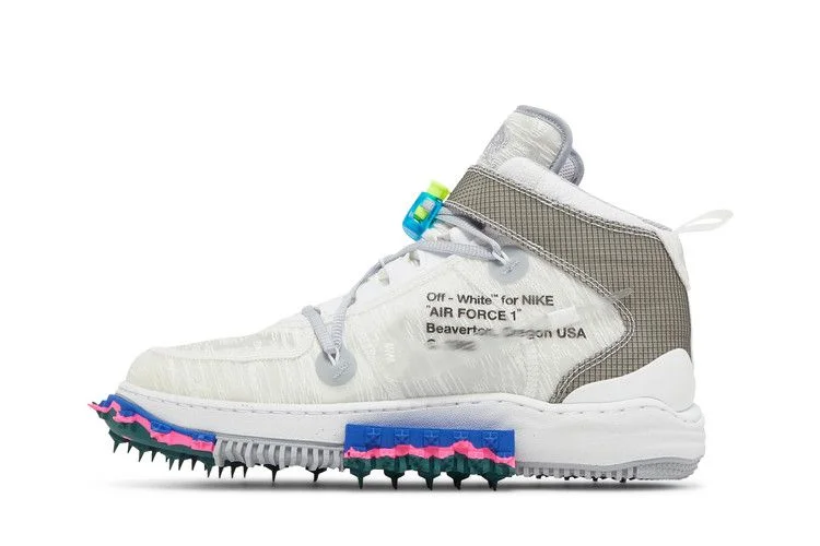 Кроссовки Off-White x Nike Air Force 1 Mid 'White'