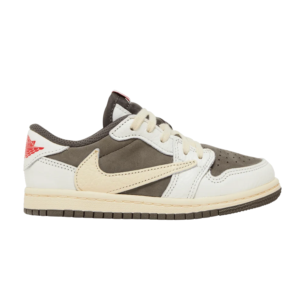 Кроссовки Travis Scott x Air Jordan 1 Retro Low OG TD 'Reverse Mocha'