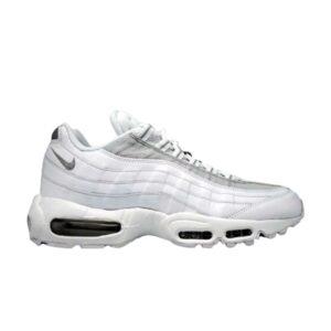 Pure White/Metallic Silver